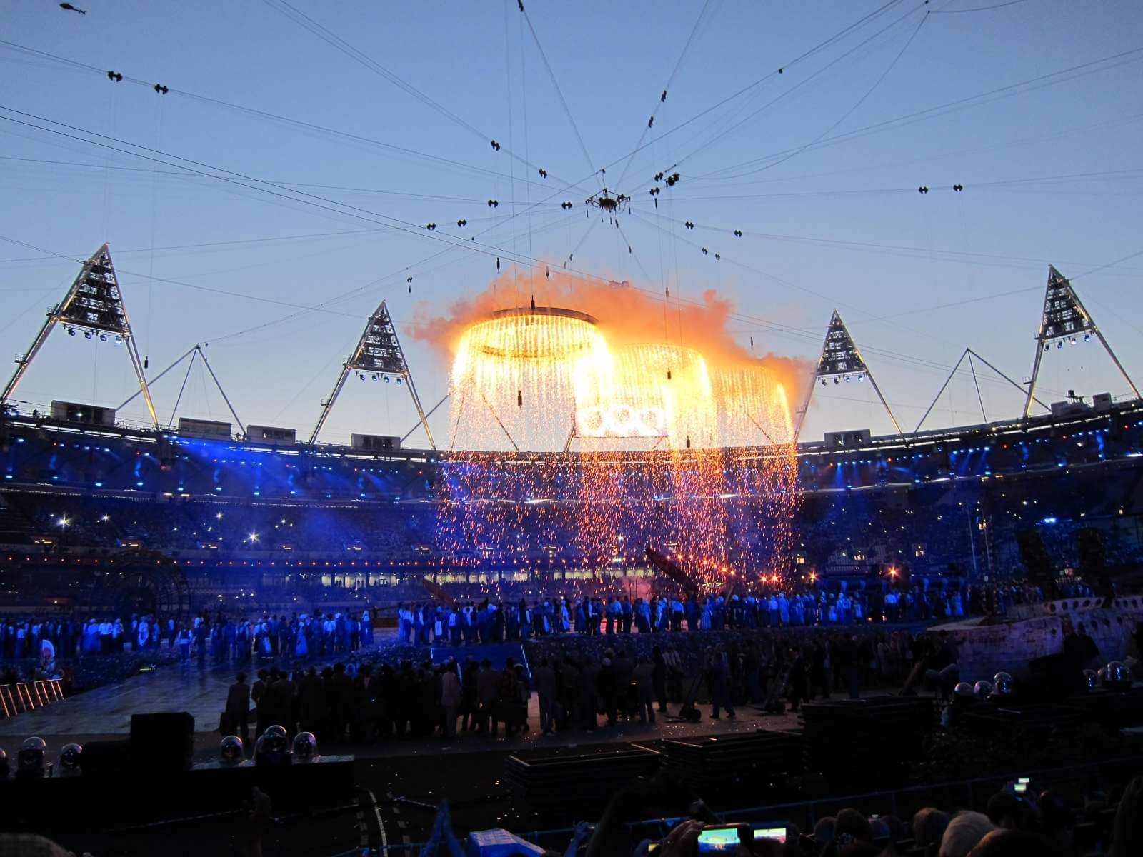 2012 London Olympics Opening Ceremony Rehearsal