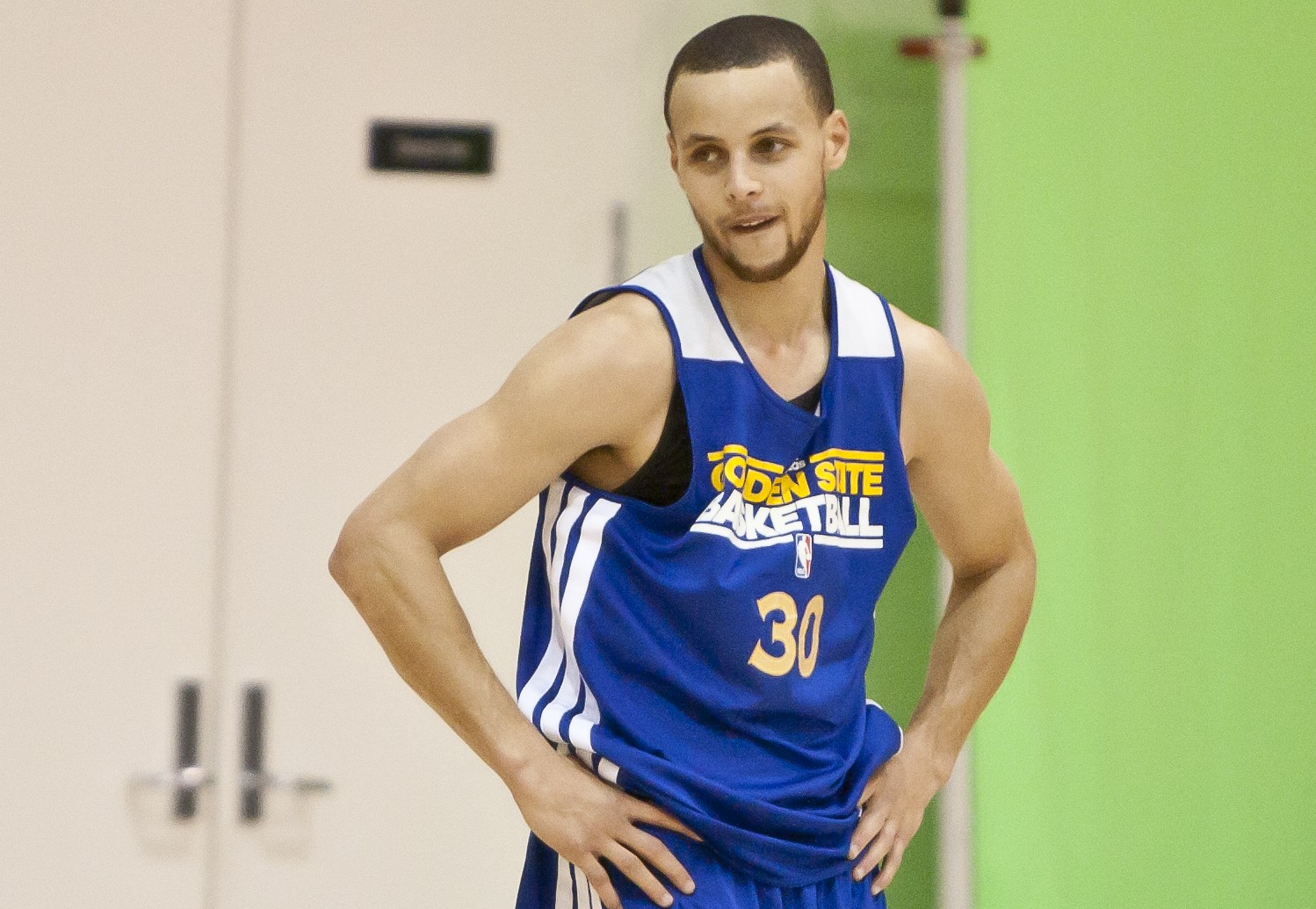 steph curry practice jersey