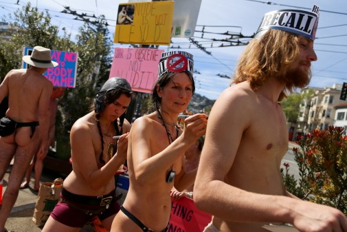 San Francisco Nudity Protest