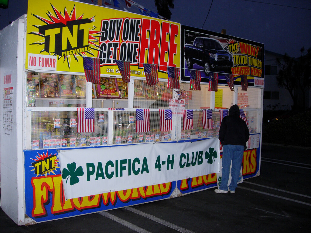 pacifica fireworks