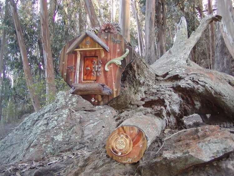 Fresh Fairy Door Enchants Glen Canyon Park Sfbay