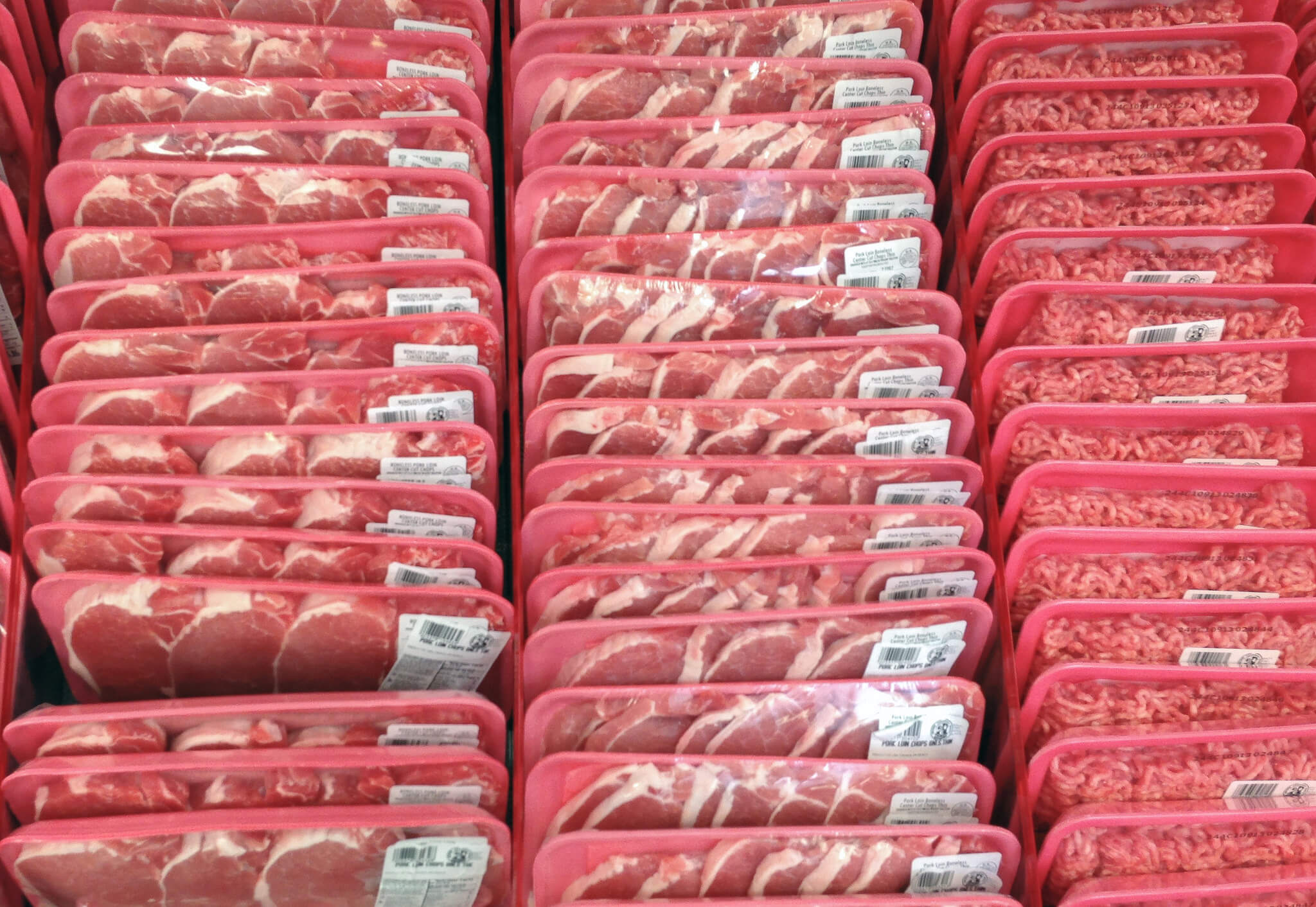 Supermarket meat