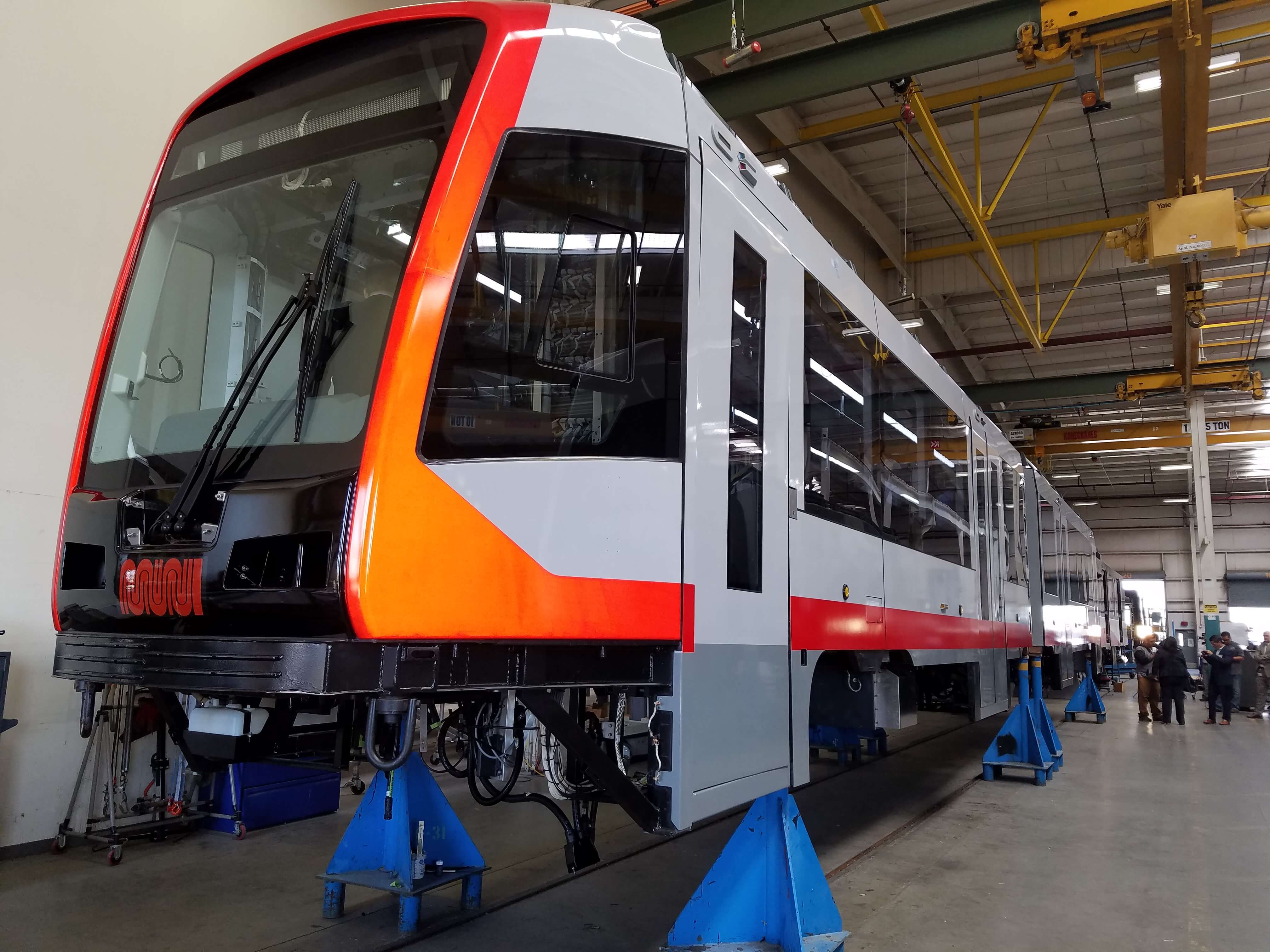 New Muni Metro trains on track for 2016 arrival – SFBay